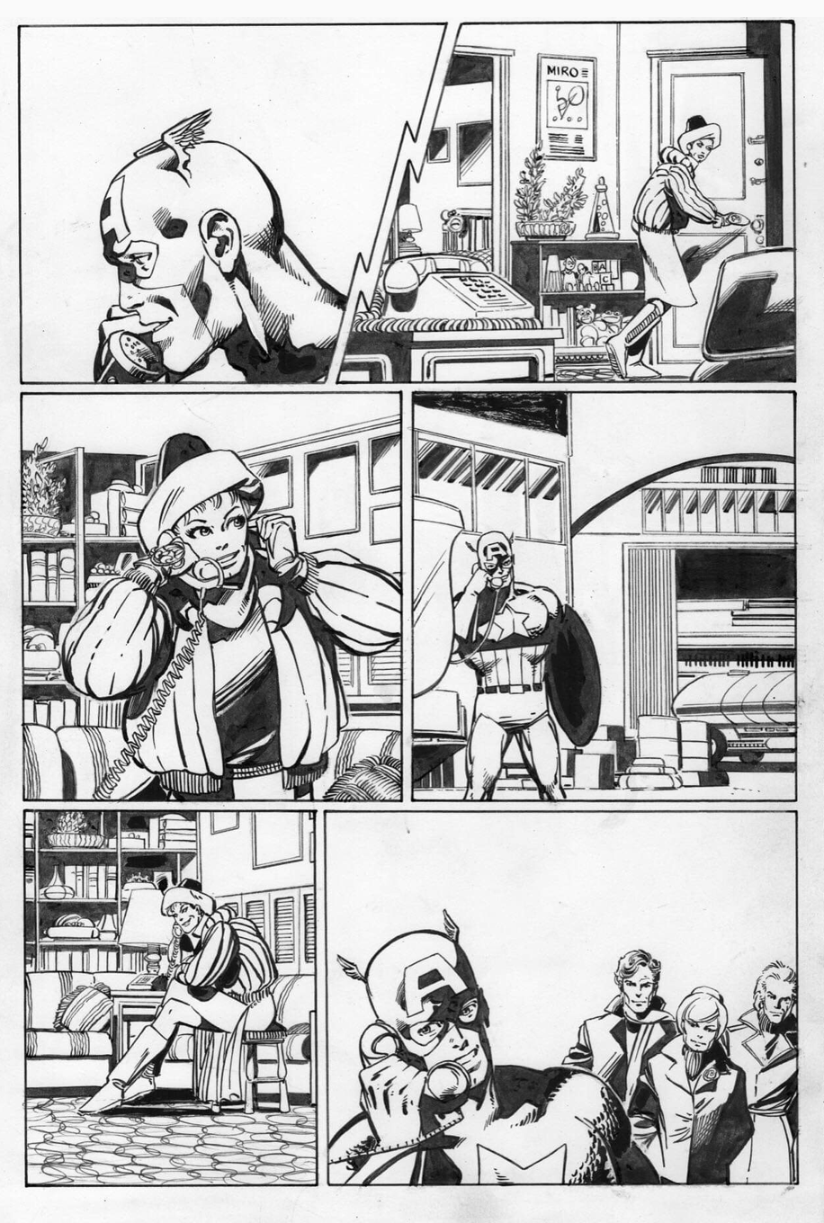 Captain America 256, P.2: Joe Rubinstein Inks, John Byrne Pencils