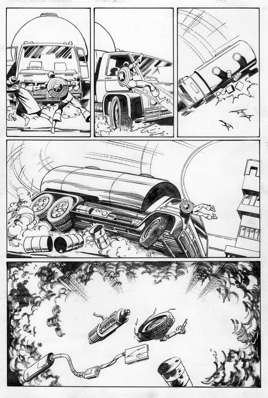 Captain America 256, P.6: Joe Rubinstein Inks, John Byrne Pencils