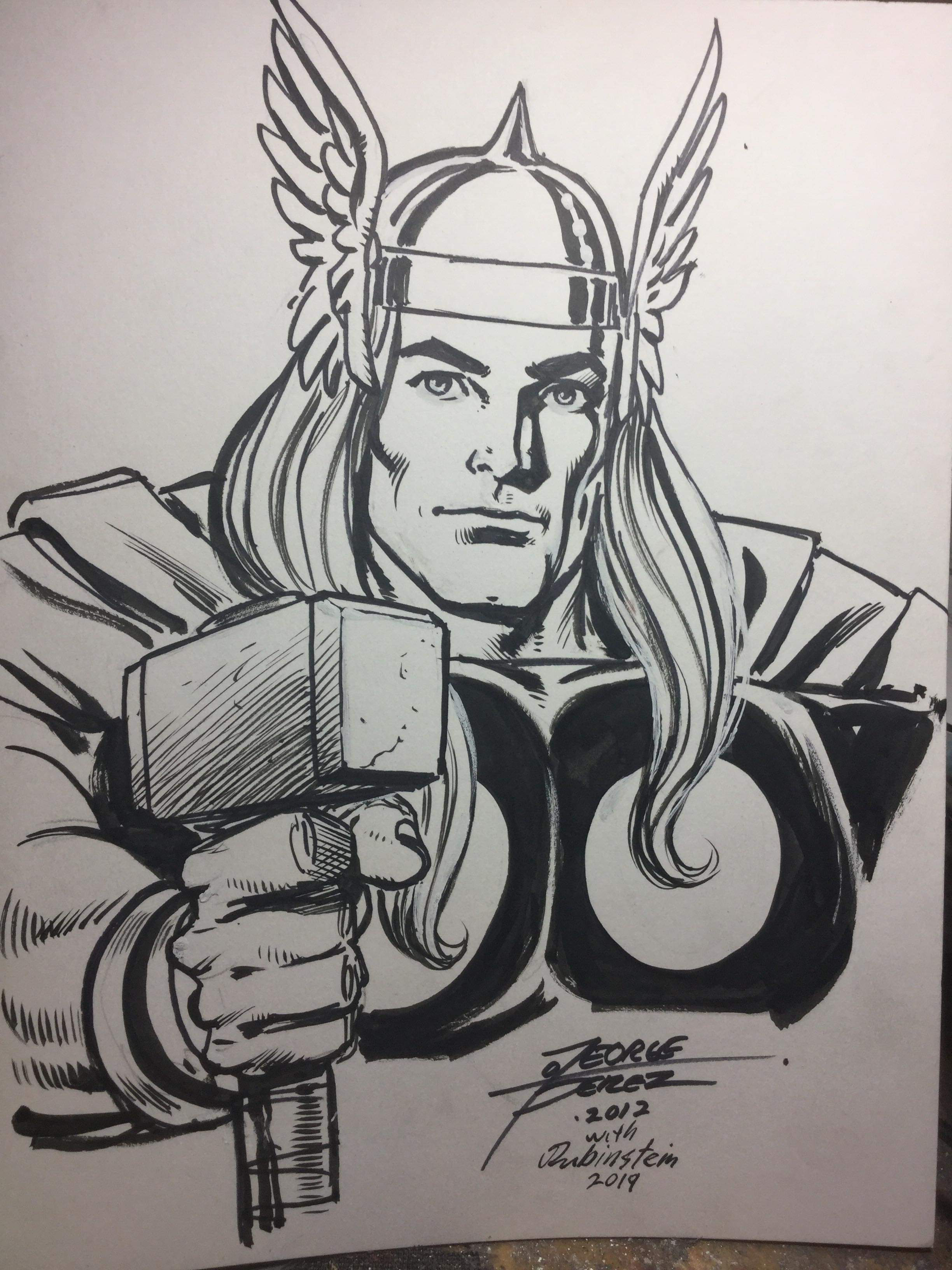 Thor: After, Inked by Joe Rubinstein
